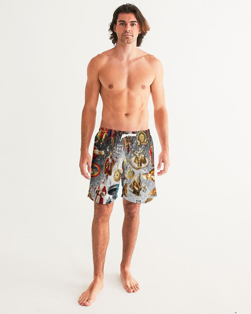 Matrix Vison Men's All-Over Print Swim Trunk