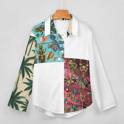 Women's Irregular Shirt B648 (All-Over Printing)