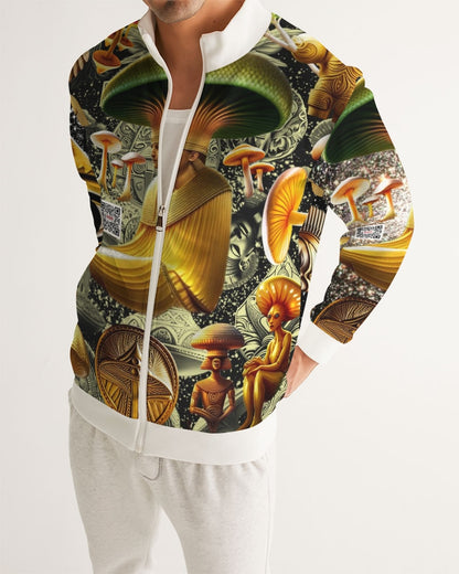 Illustration Abstrak Men's All-Over Print Track Jacket