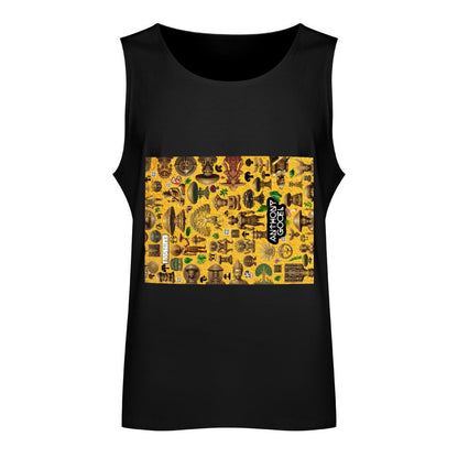 DTF 160gsm Men's Cotton Tank Top BX (Front Printing)