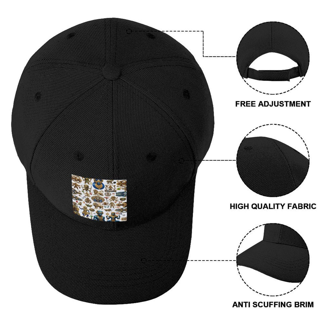 Polyester Baseball Cap (Front Printing)