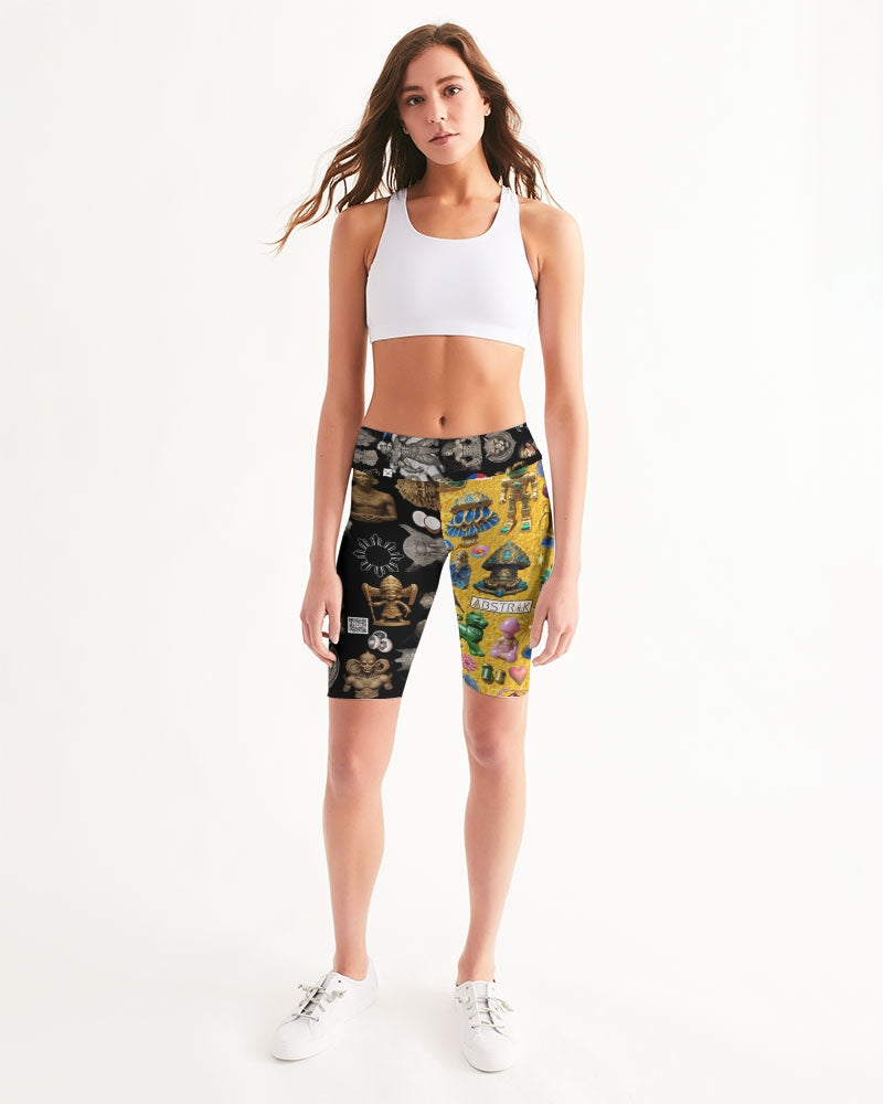 IMG_0540 Women's All-Over Print Mid-Rise Bike Shorts