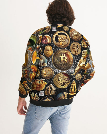 Illustration Abstrak Men's All-Over Print Bomber Jacket