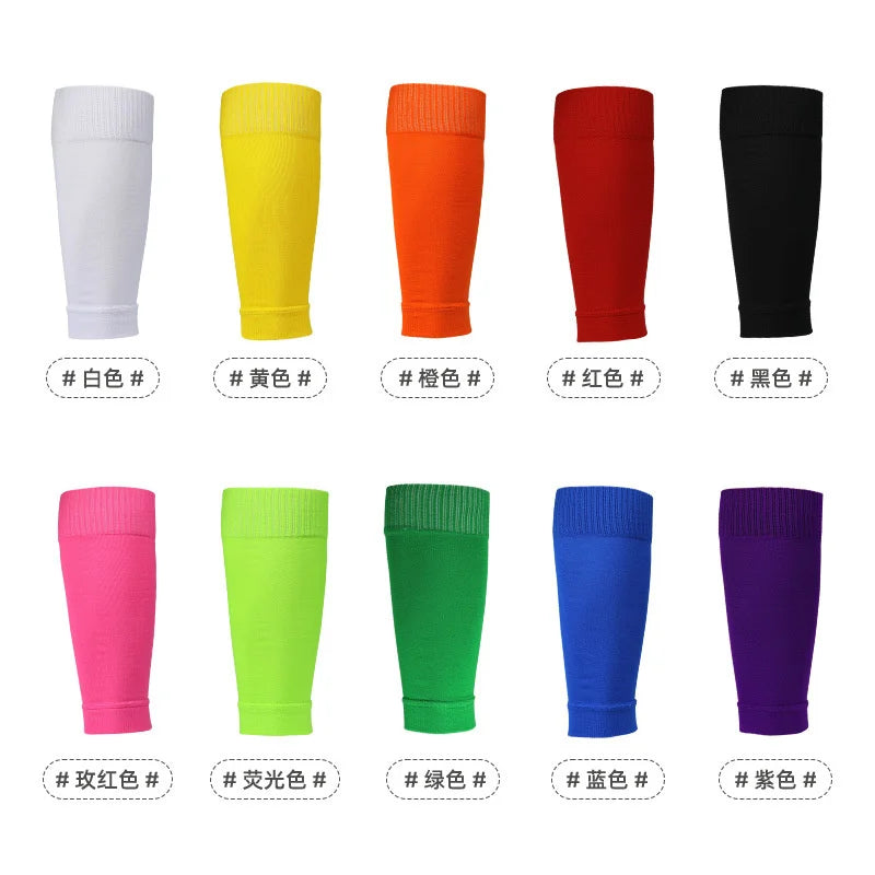 2023 Leg Warmers Basketball Football Men's Sports Socks Adult Elastic Soccer Shin Guard Calf Socks Children's Leg Brace Socks