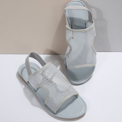 New Mesh Sandals Summer Casual Breathable Flat Shoes For Women Men Beach Shoes