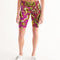 Robotic Abstrak Women's All-Over Print Mid-Rise Bike Shorts