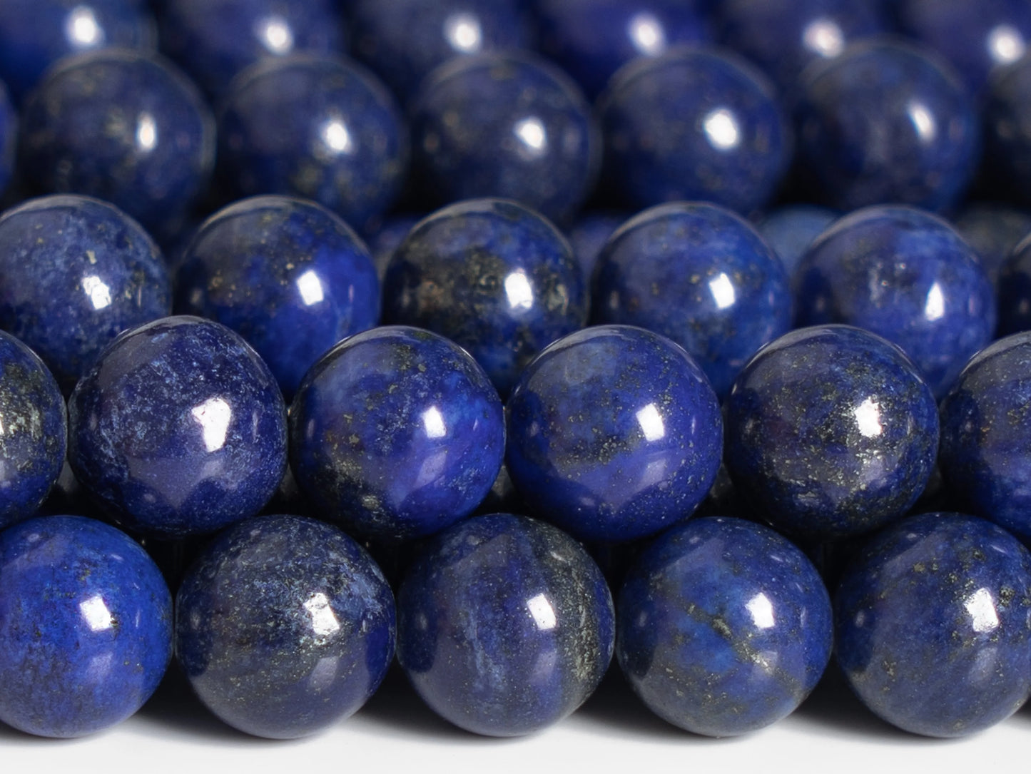 Genuine Natural Deep Blue Lapis Lazuli Beads Grade A Gemstone Round Loose Beads  4/6/8/10mm for Jewelry Making