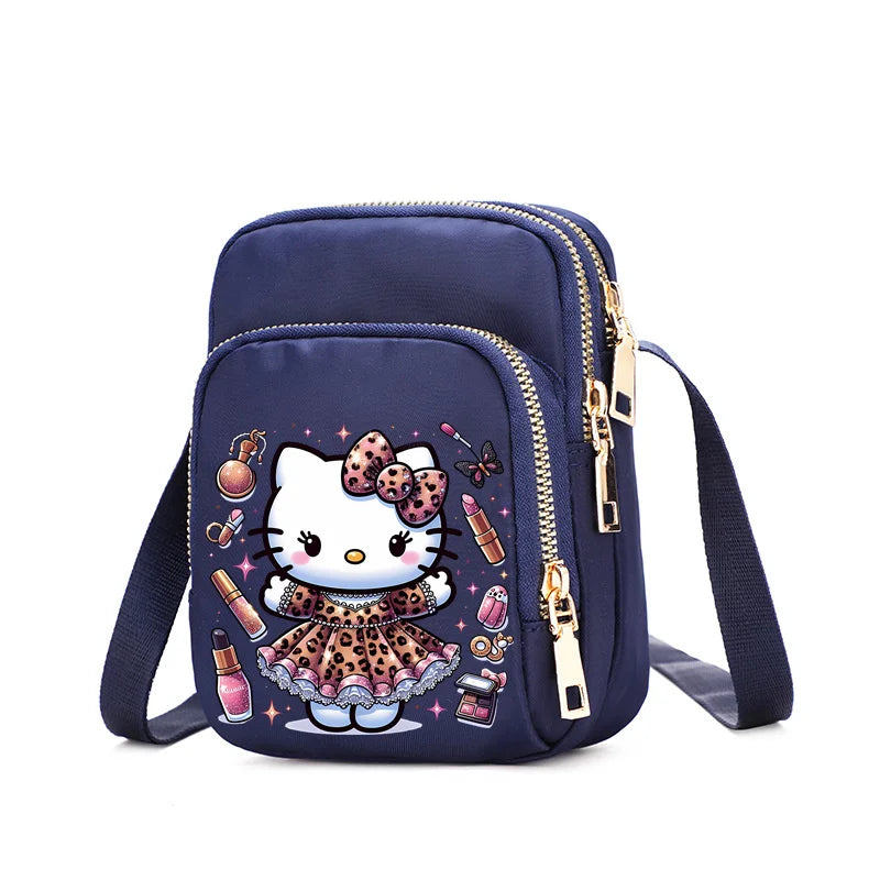 HelloKittys Women Shoulder Bag Small Multifunction Handbag Casual Tote Female Crossbody Bag  Messenger Bags Anime Purse Pouch