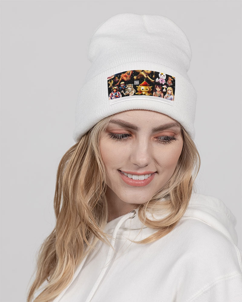 Womens Abstrak Solid Knit Beanie | Sportsman