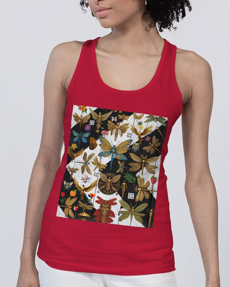 Abstrak dragonfly Unisex Jersey Tank | Bella + Canvas