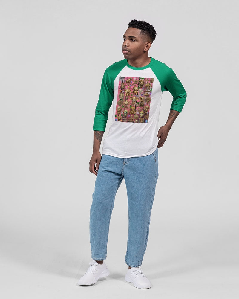 Elephant Collection Unisex Three-Quarter Sleeve Baseball Tee | Bella + Canvas