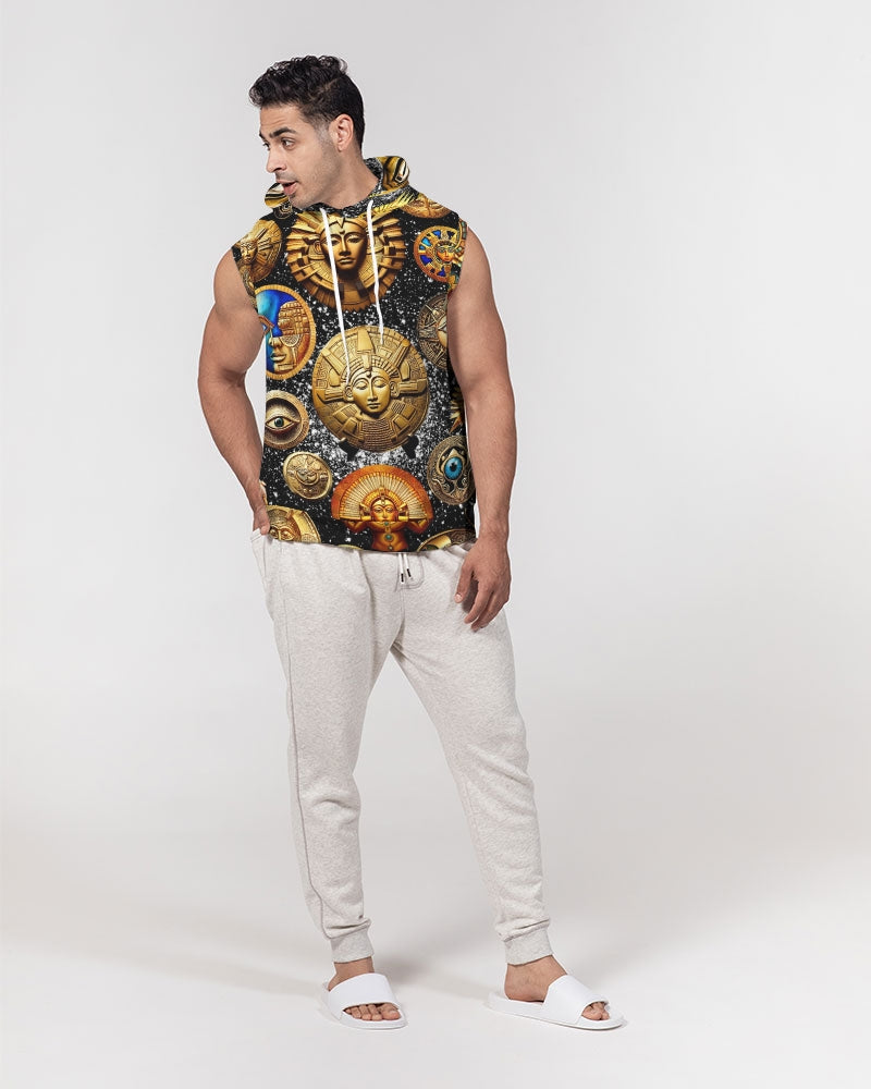 Evil Eye Abtrak Men's All-Over Print Heavyweight Sleeveless Hoodie