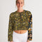 Nature Abstrak Women's All-Over Print Cropped Sweatshirt