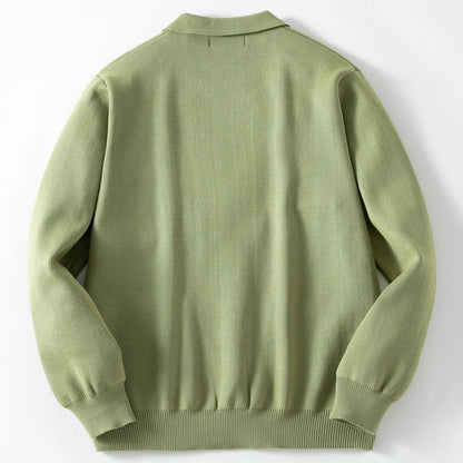 High-density Sweater Shirt Collar Long Sleeve