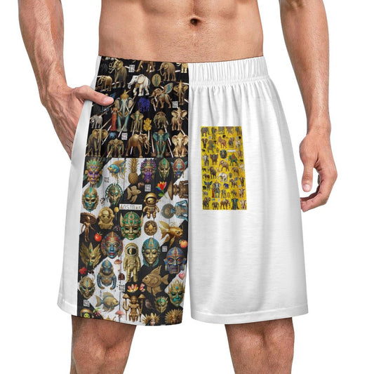 170gsm Pajama Shorts for Men LM012 (All-Over Printing)