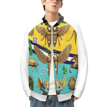 Men's Baseball Jacket (All-Over Printing)