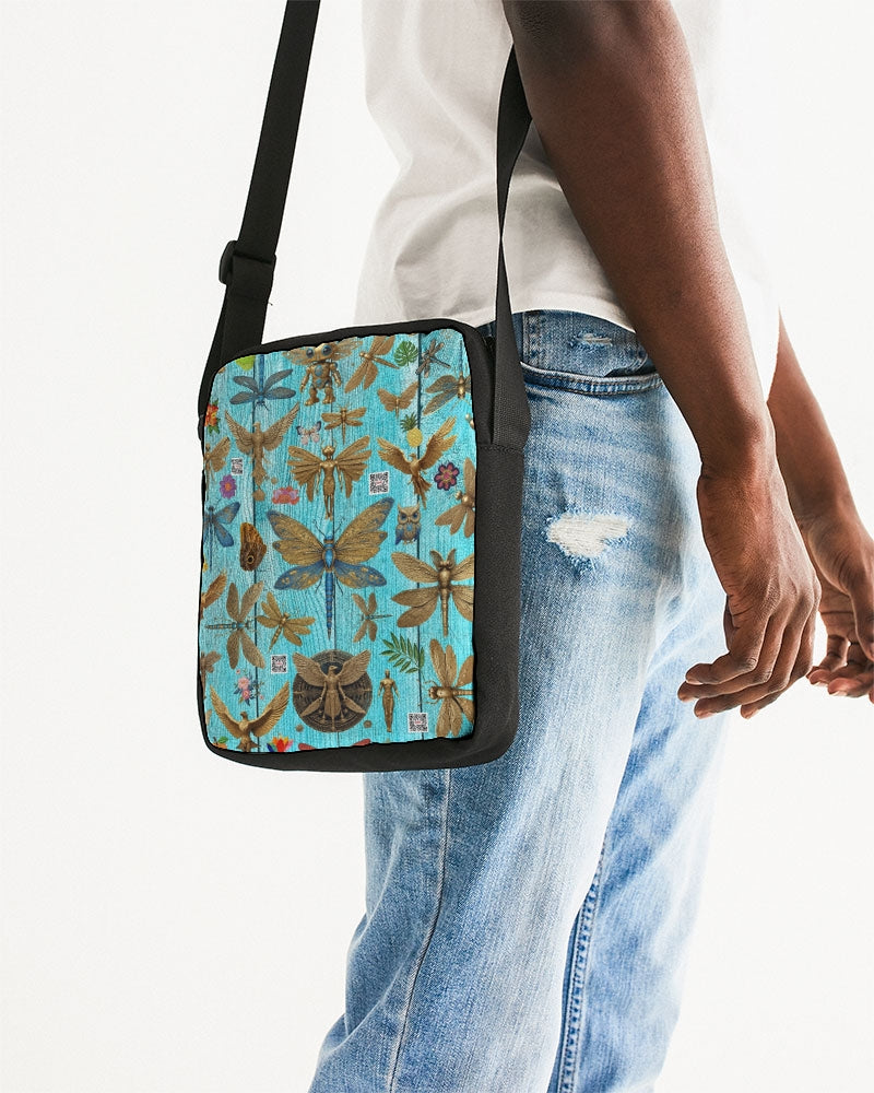 Abstrak dragonfly Messenger Pouch