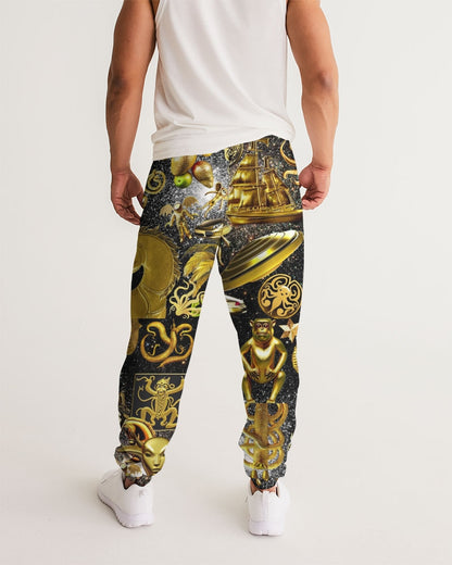 Outer Space Abstrak Men's All-Over Print Track Pants