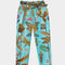 Abstrak dragonfly Women's All-Over Print Belted Tapered Pants