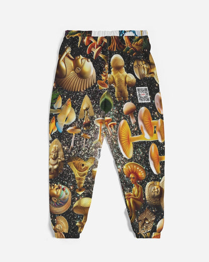 Illustration Abstrak Men's All-Over Print Track Pants