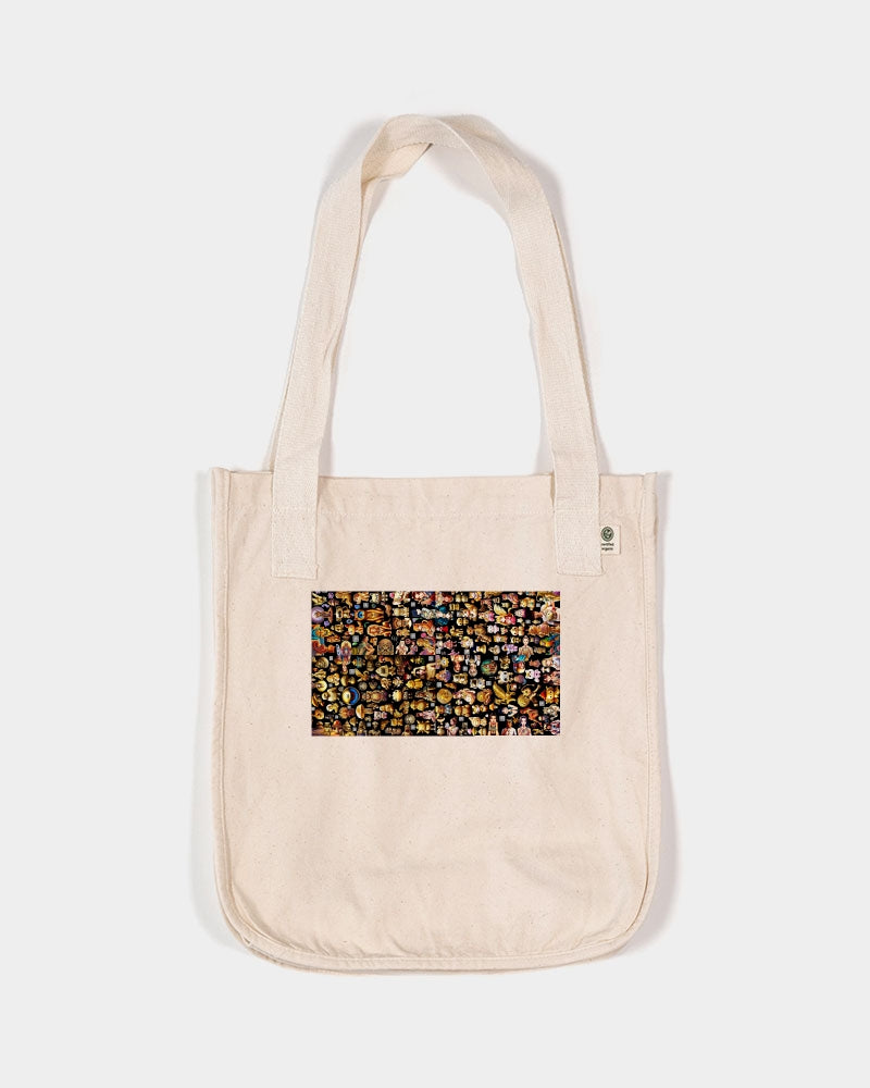 4 Annunaki Abstrak Collection Organic Cotton Canvas Market Tote | Econscious