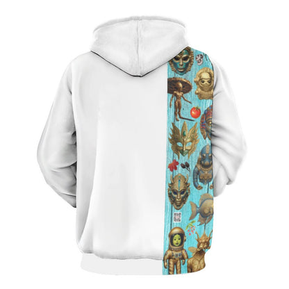 230gsm Men's Cool Hoodie with Double-layer Cap (All-Over Printing)