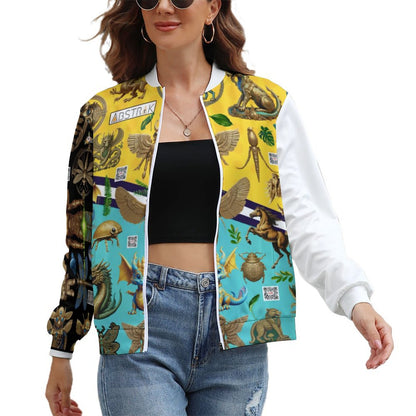 Women's Zipper Jacket LLJK (All-Over Printing)