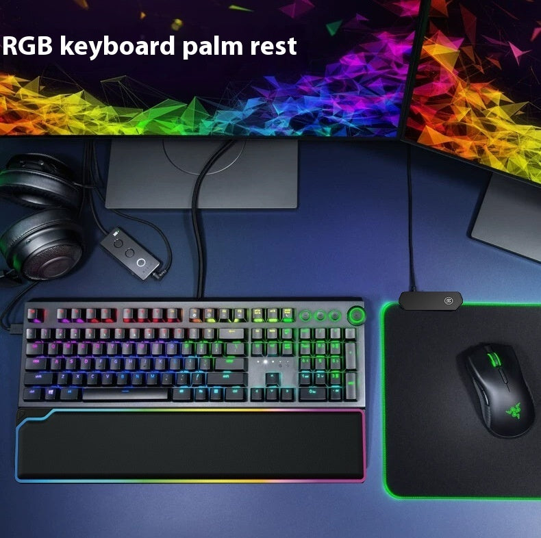 RGB Keyboard Support Wristband High Rebound Luminous Machinery Keyboard Support