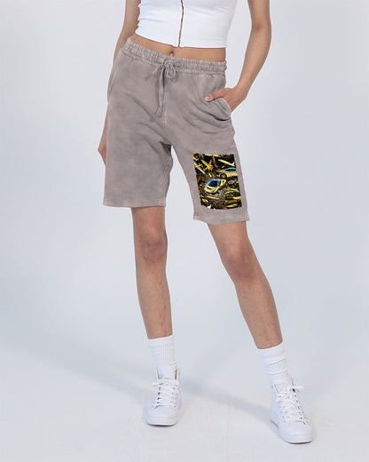 Robotic Abstrak Unisex Vintage Shorts | Lane Seven