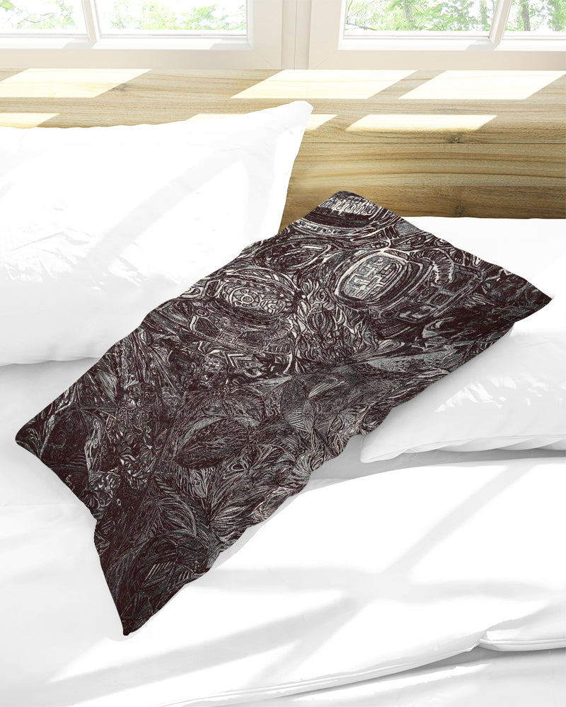 Saddle Serenade Abstract Design King Pillow Case