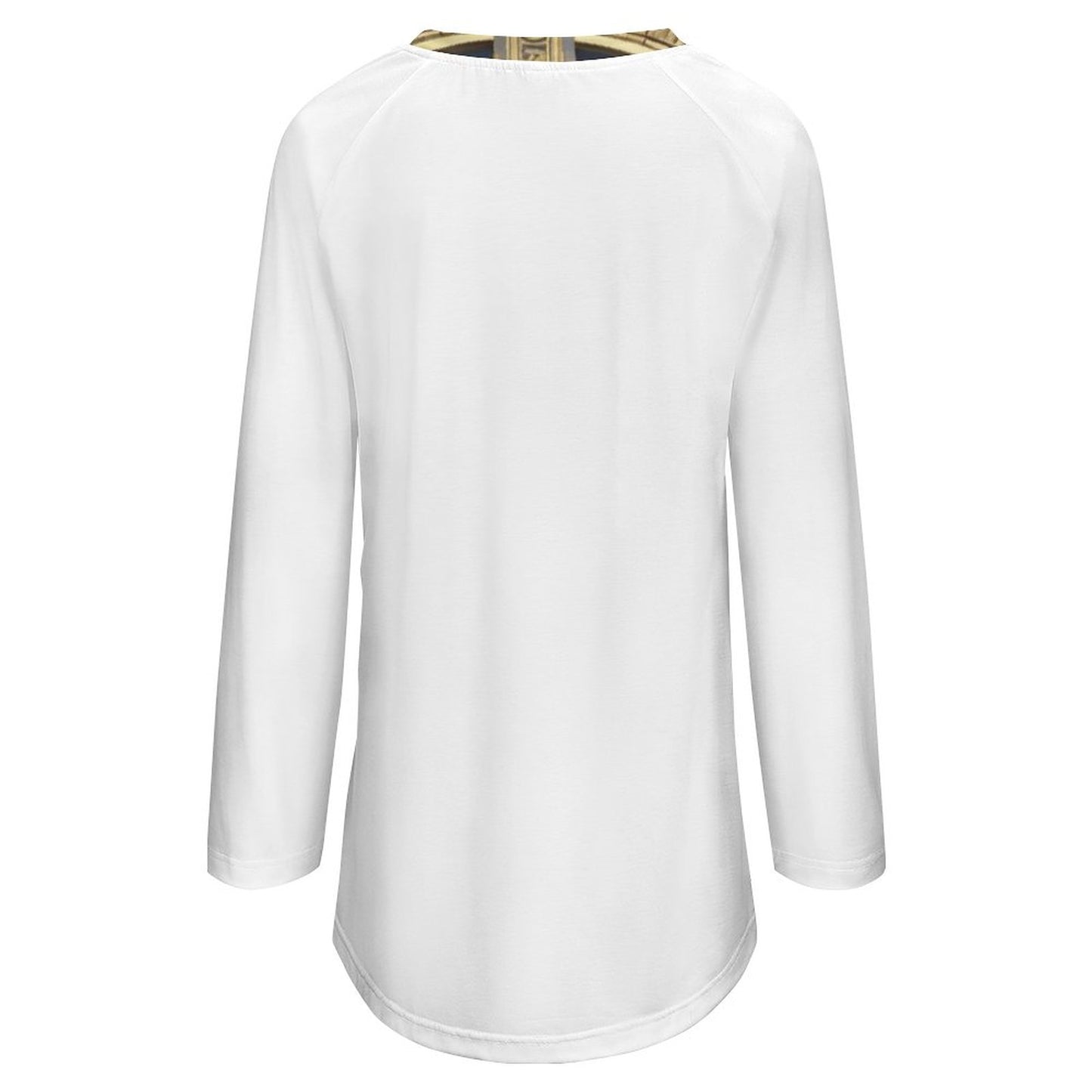 Custom Women's Long Sleeve U-Neck T-Shirts (All-Over Printing)