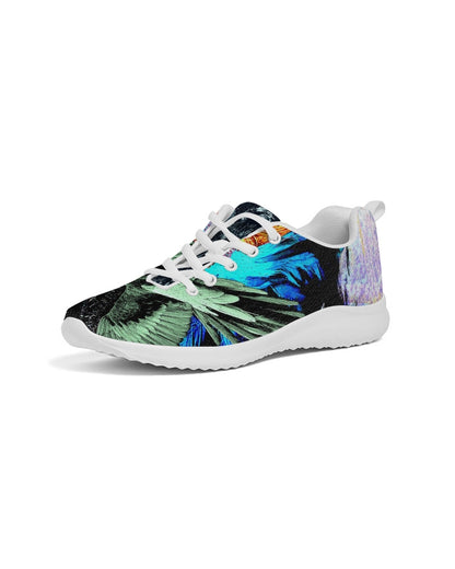 Obsidian Dreamscape Abstract Design Men's Athletic Shoe