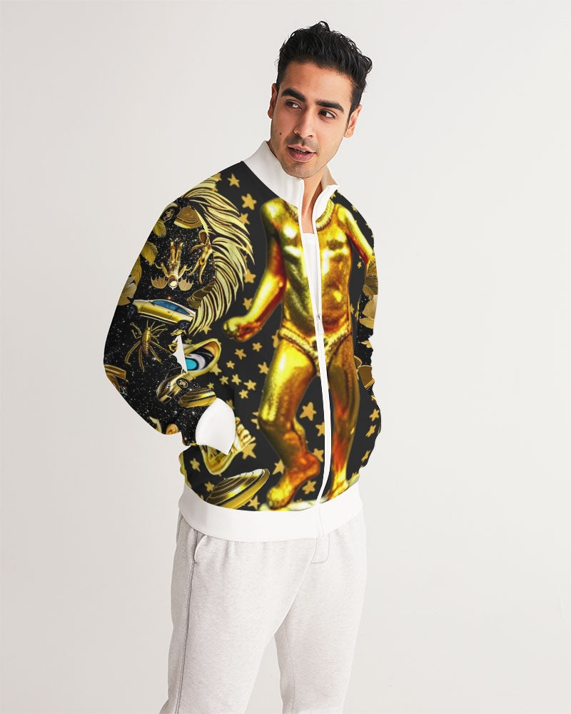 Outer Space Abstrak Men's All-Over Print Track Jacket