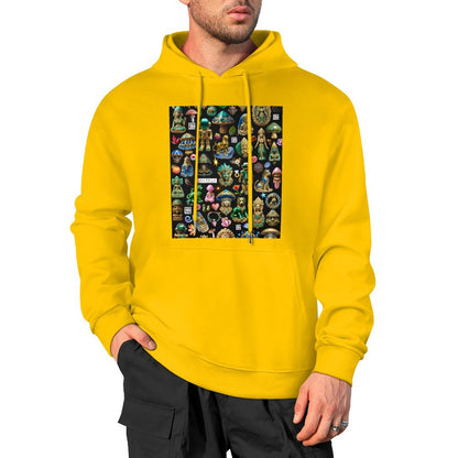 DTF 250gsm Cotton Men's Hoodie with Pocket (Front Printing)