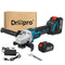 Drillpro Brushless Electric Angle Grinder Cordless 125MM Cutting Machine Wood Cutting Disc Power Tool For Makita 18V Battery