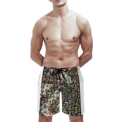 Men's Beach Shorts with Pockets