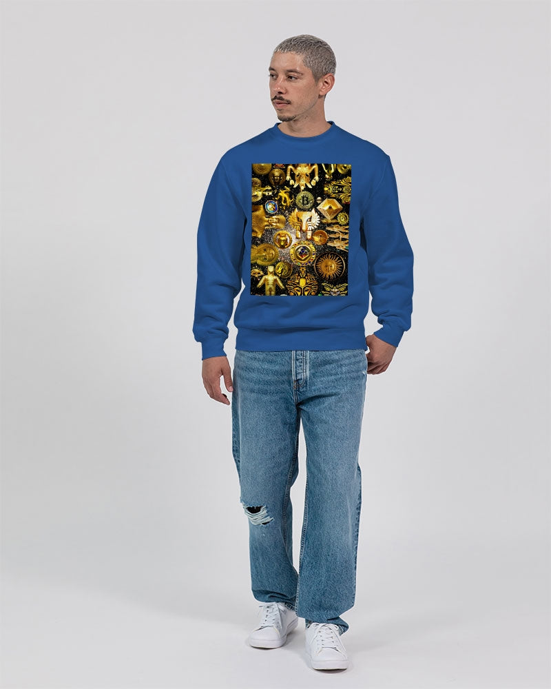 Ancient Abstrak Unisex Premium Crewneck Sweatshirt | Lane Seven