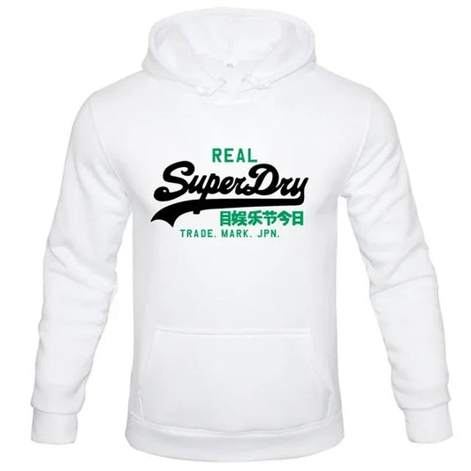 Fashionable Hoodies New Mens Hoodies Street Style Superdry Letter Print Sweatshirt Autumn Oversized Cotton Casual Sport Hooded