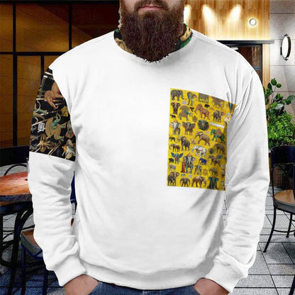 250gsm Round Neck Men's Sweatshirt 4T35 (All-Over Printing)