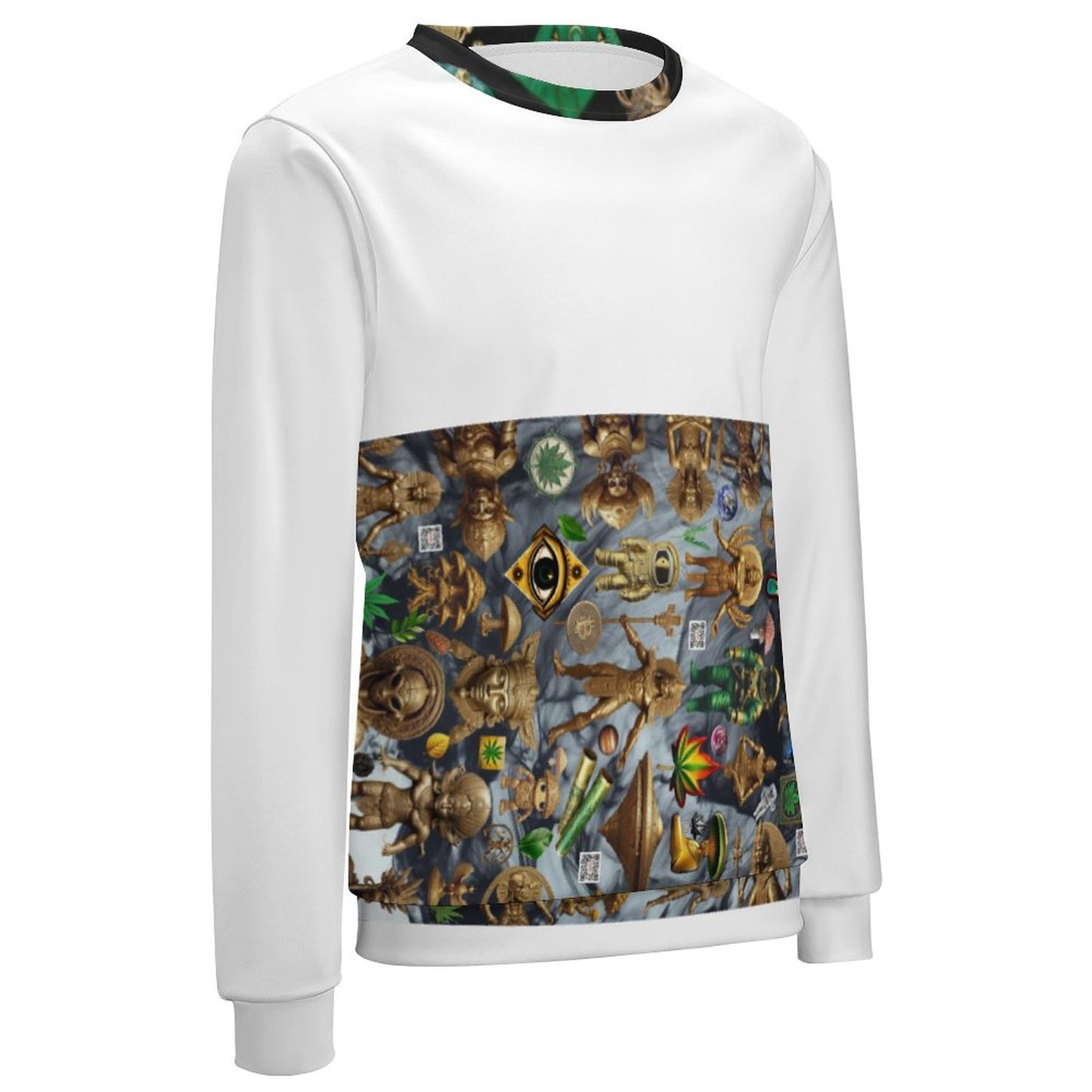 250gsm Round Neck Men's Sweatshirt 4T35 (All-Over Printing)