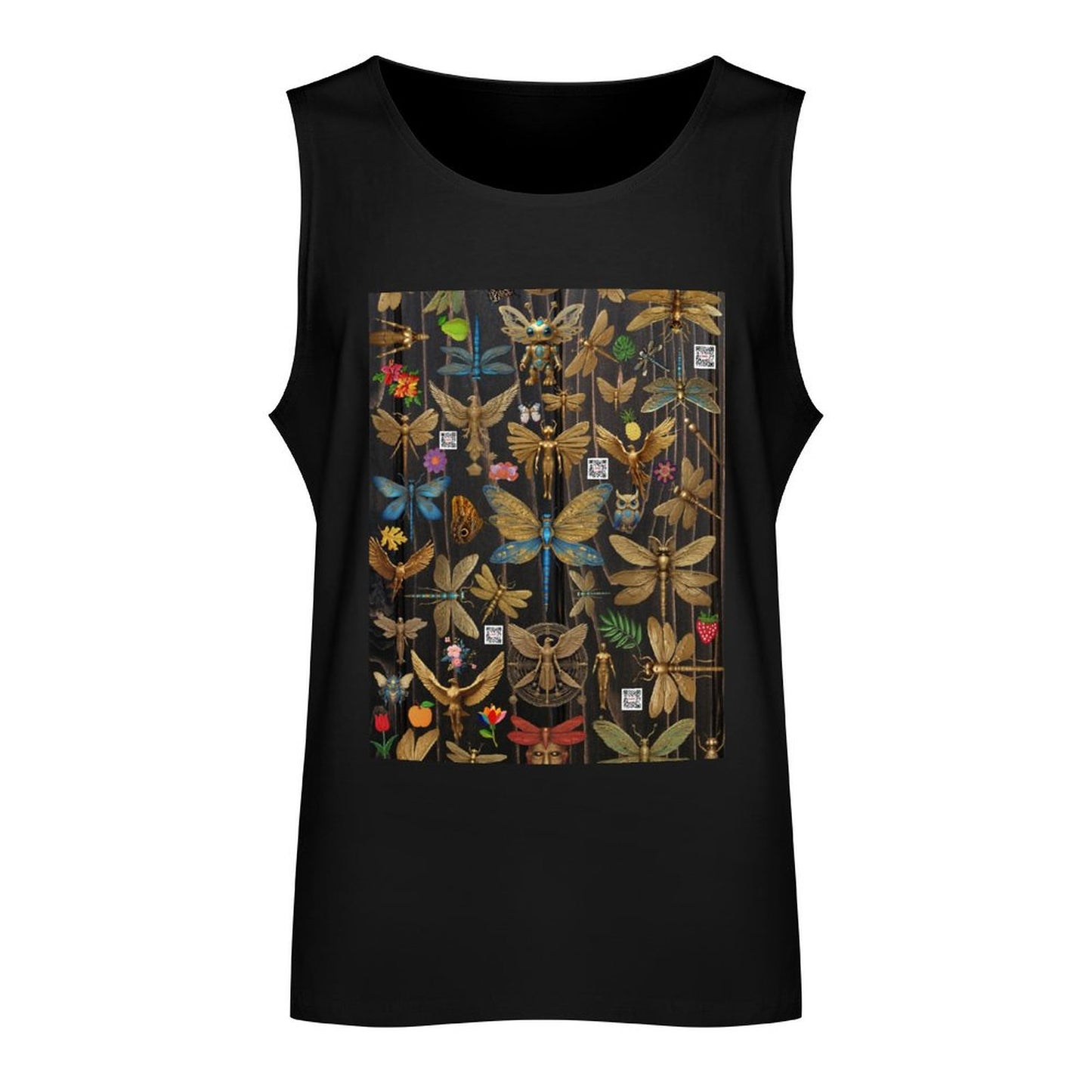 DTF 160gsm Men's Cotton Tank Top BX (Dual-sided Printing)