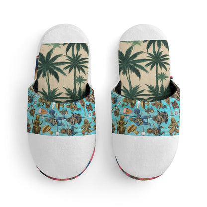 Flannel Children's Cotton Slippers (All-Over Printing)