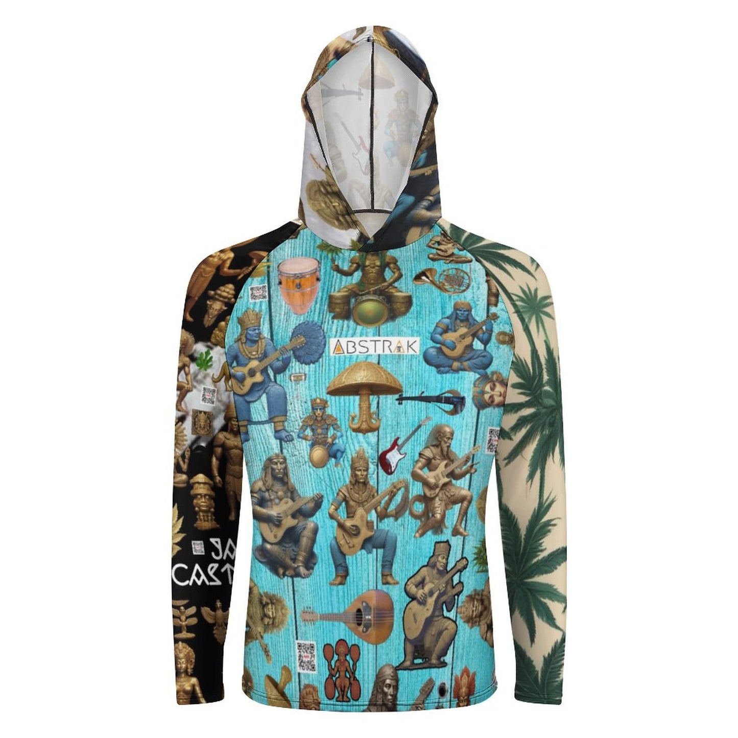 Men's Long Sleeve Hoodie NZ145 (All-Over Printing)