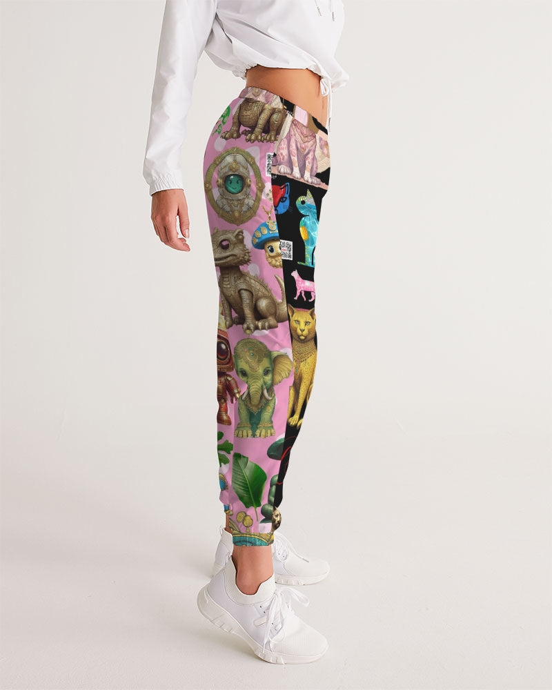 Leidy Abstrak Women's All-Over Print Track Pants