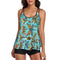 Tankini Two Piece Swimsuits QZ6072 (All-Over Printing on the Top)