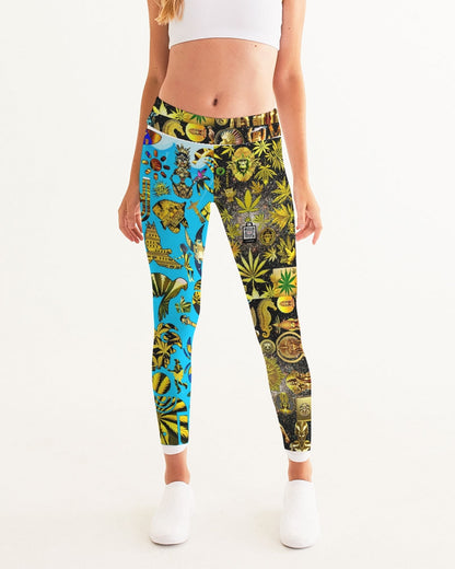 Ancient Abtsrak Women's All-Over Print Yoga Pants