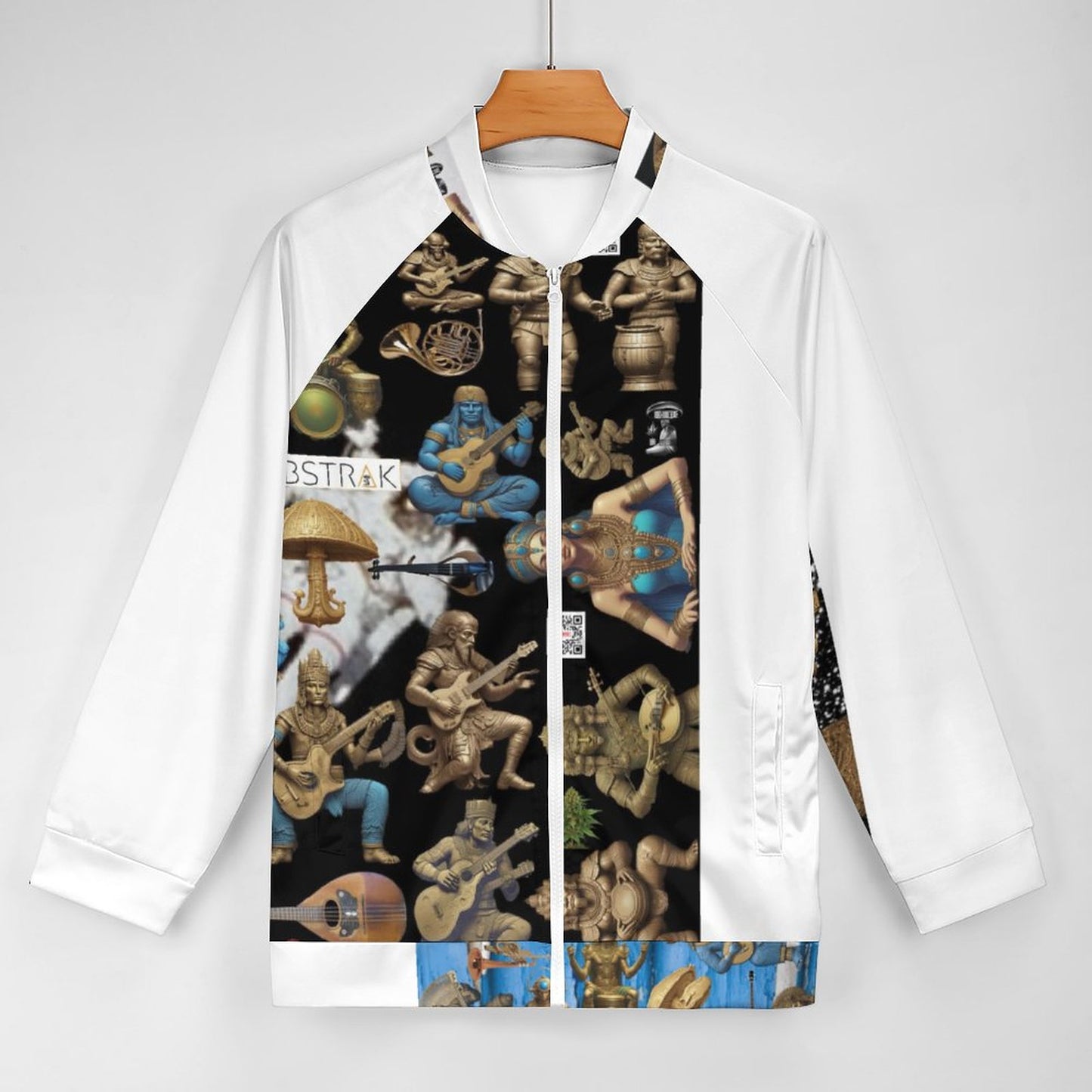 Raglan Zip-up Shirt WY10 (All-Over Printing)