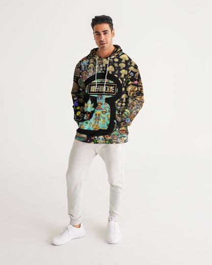 Elephant Collection Men's All-Over Print Hoodie