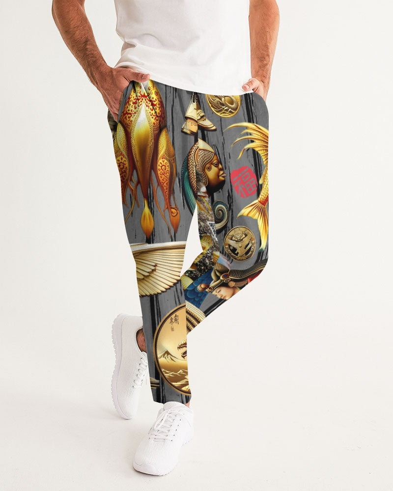 Illustration Abstrak Men's All-Over Print Joggers