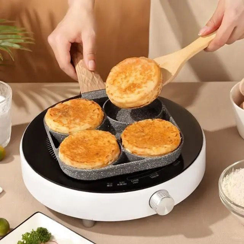 Four-Hole Frying Pot Pan Thickened Omelet Pan